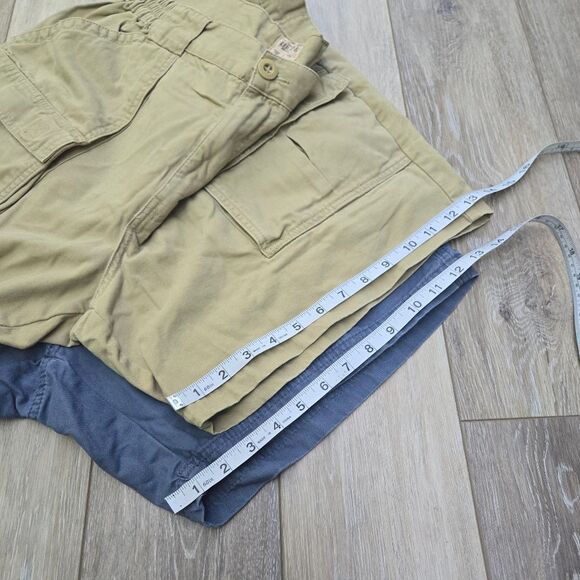 Red Head Men's Shorts 2 Pair Cargo Tan And Blue Size 40 - Picture 7 of 10